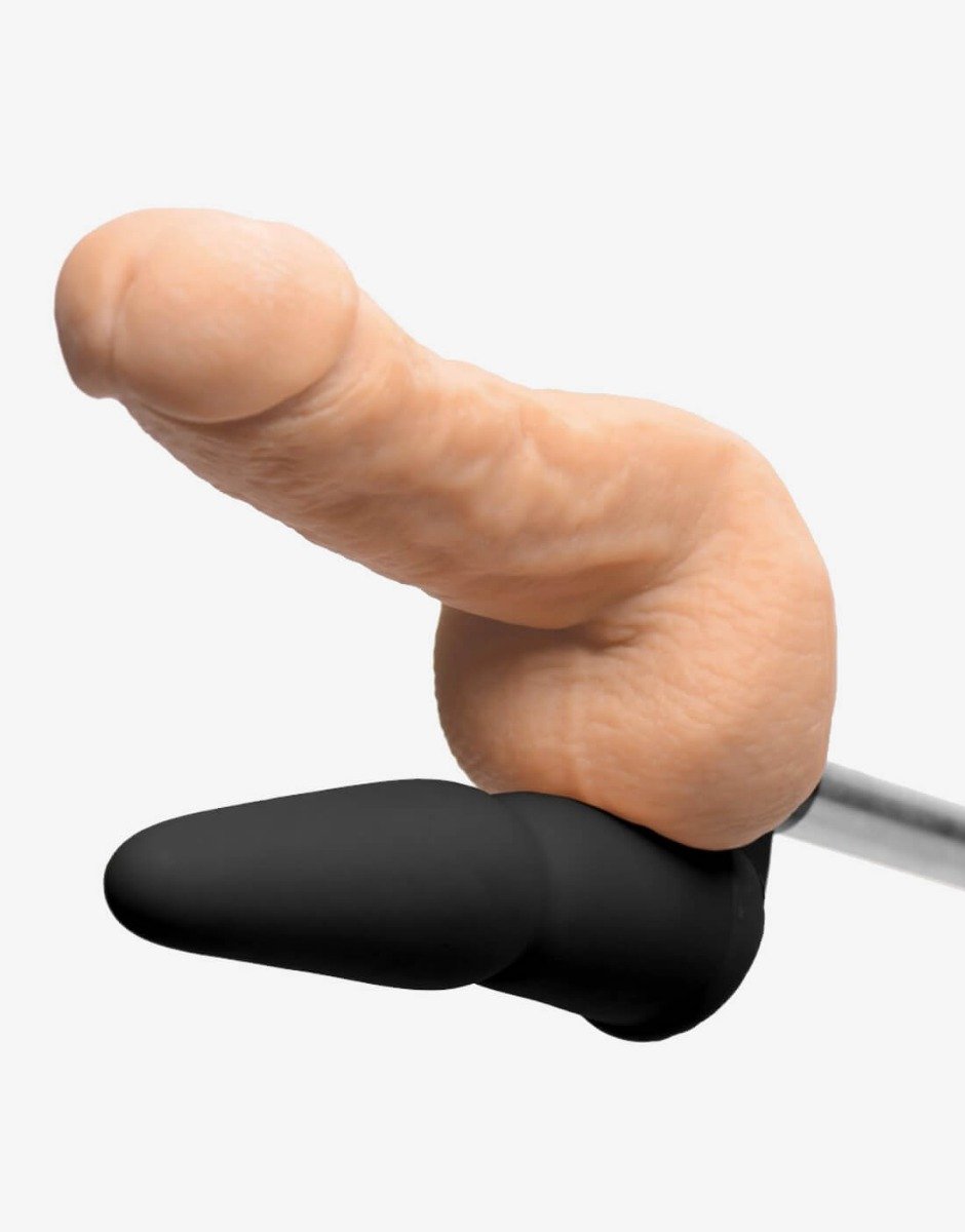 Du får en vaginal og anal probe, der er den sorte, samt en sexflesh dildo i silikone med i pakken til din sexmaskine